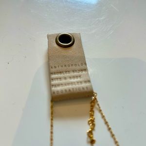 Anthropologie oversized K necklace. New with tags